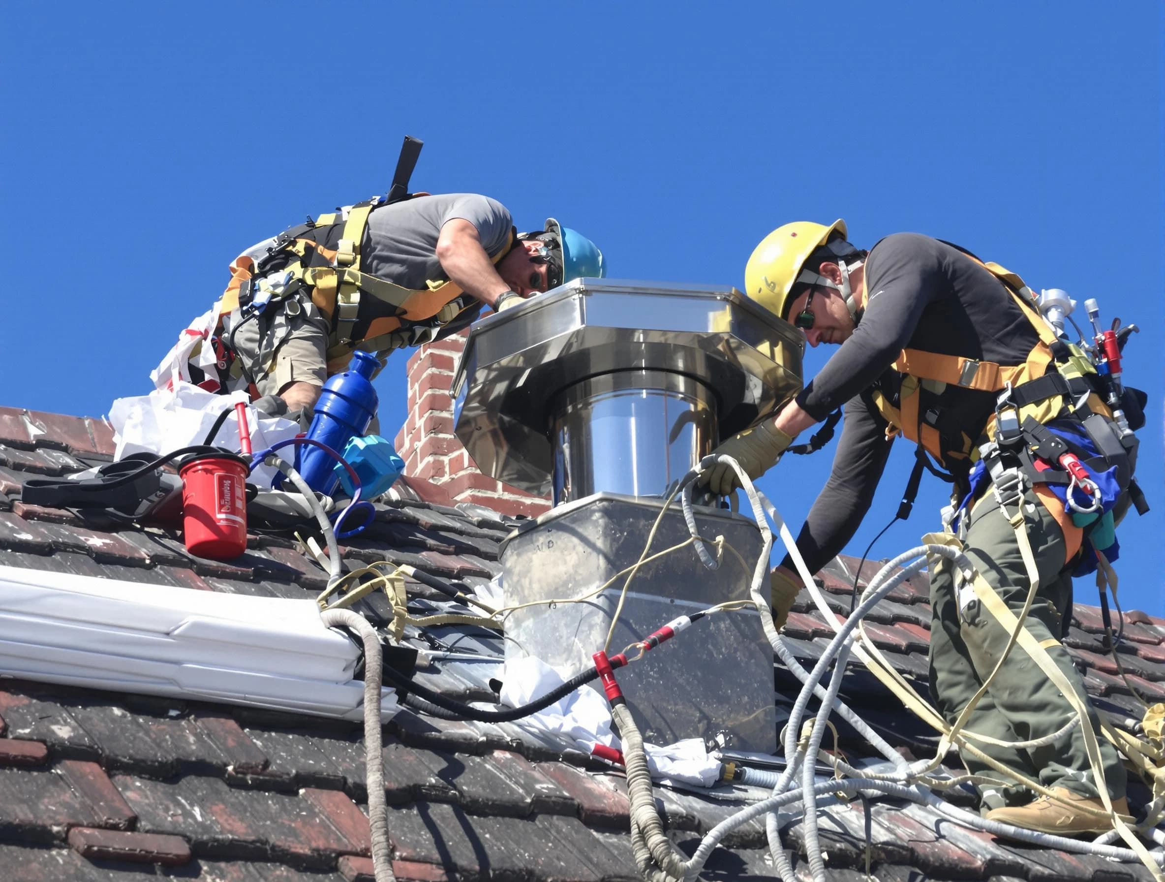 Protective chimney cap installed by North Ogden Chimney Sweep in North Ogden, UT