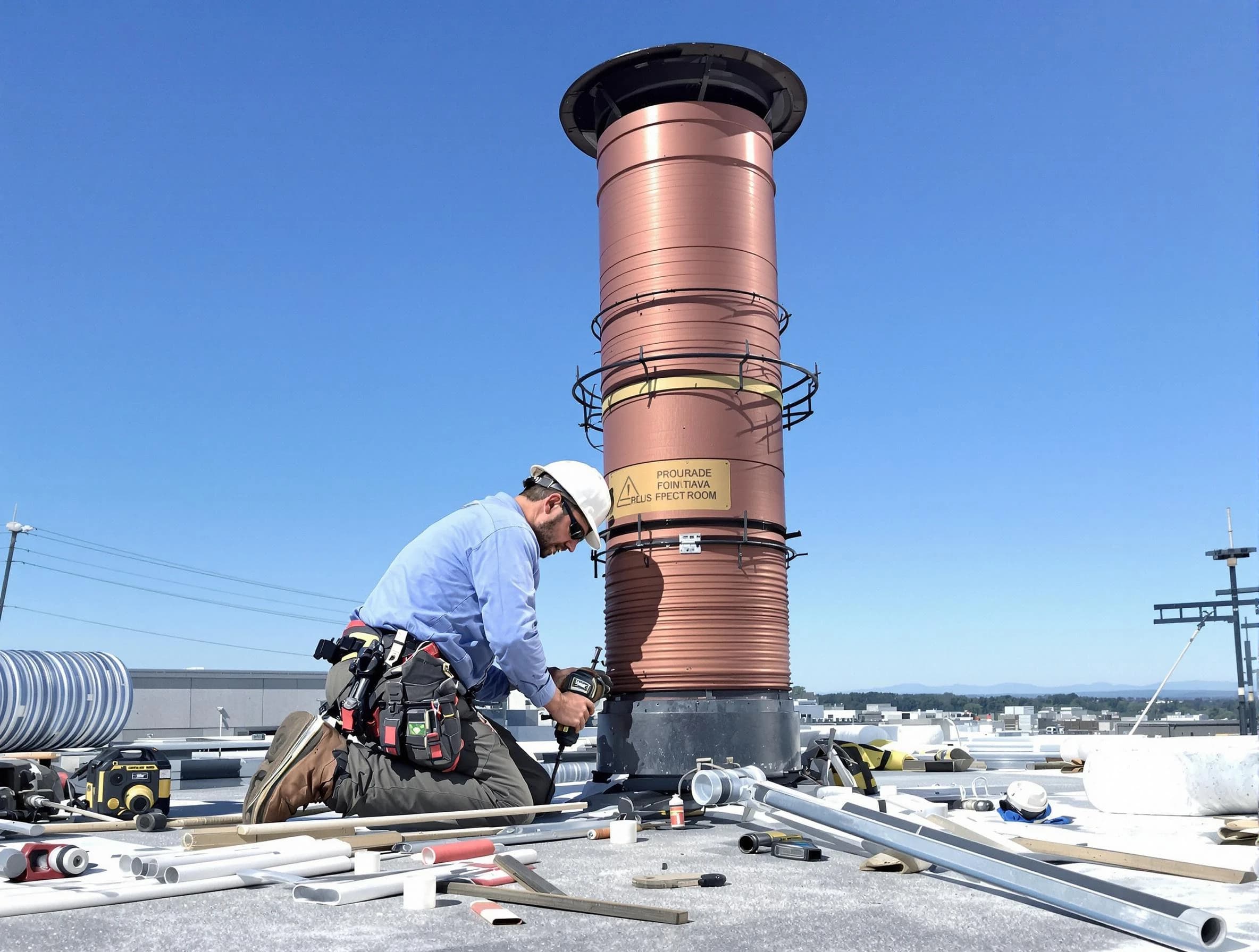 Installed chimney liner by North Ogden Chimney Sweep in North Ogden, UT