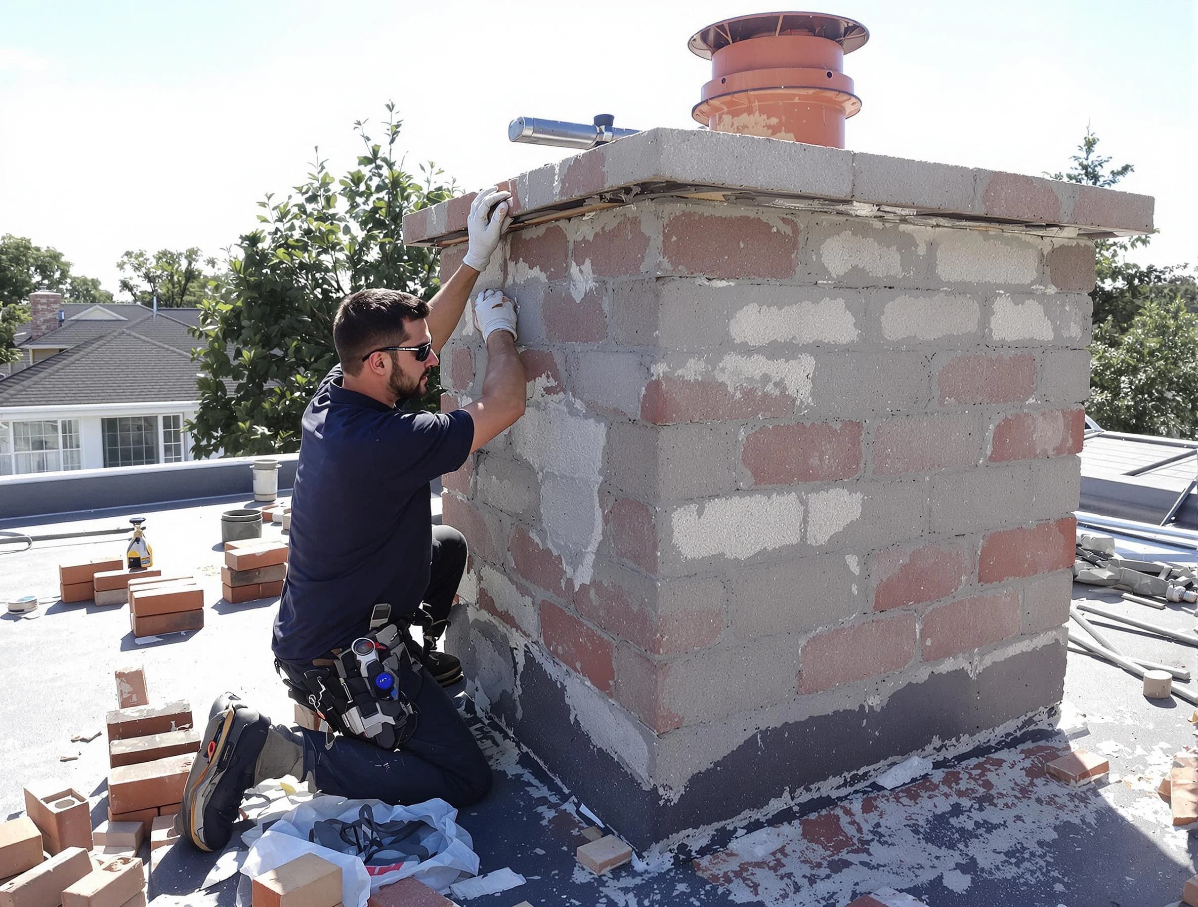 Advanced chimney repair process by North Ogden Chimney Sweep in North Ogden, UT
