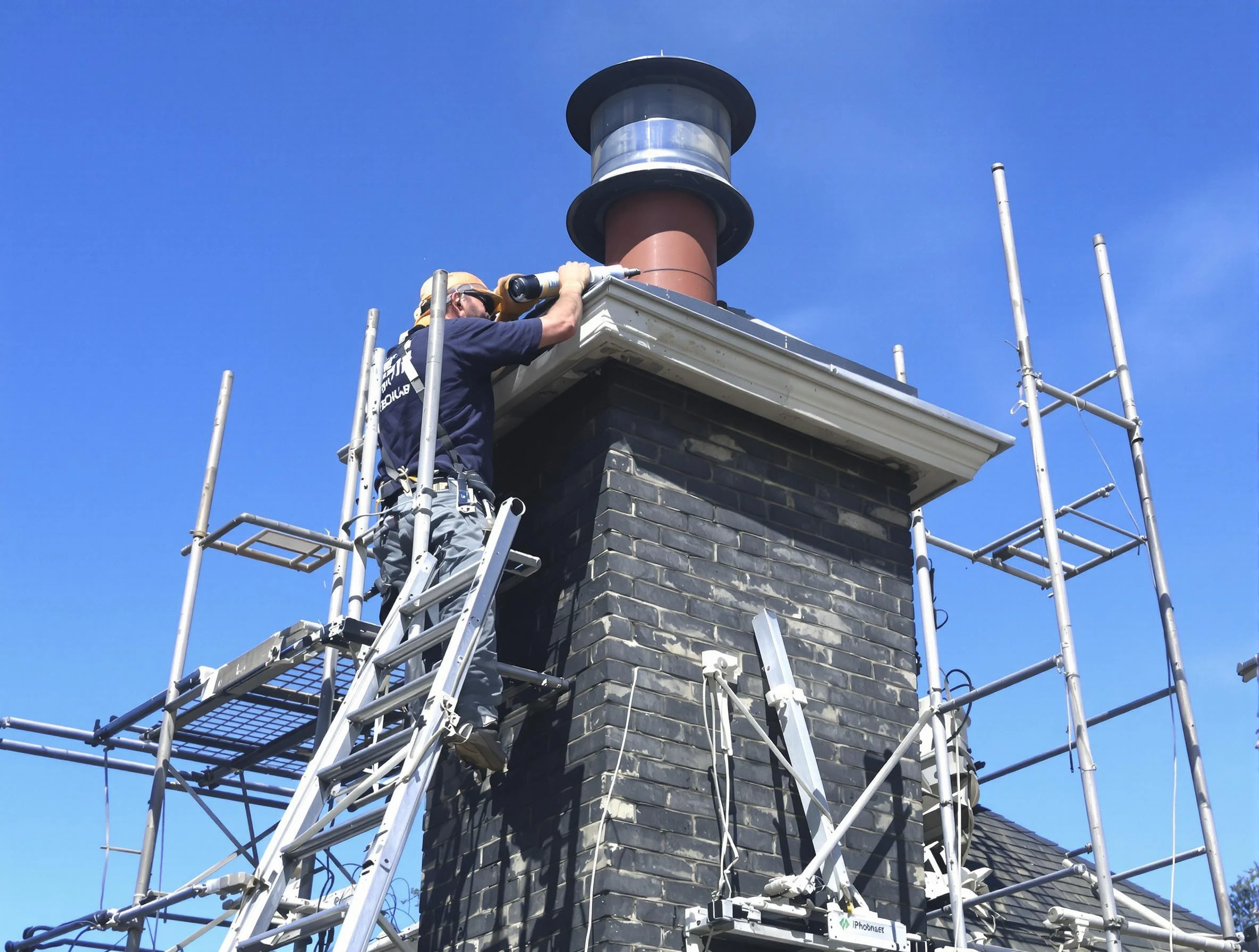 Sturdy chimney crown finished by North Ogden Chimney Sweep in North Ogden, UT