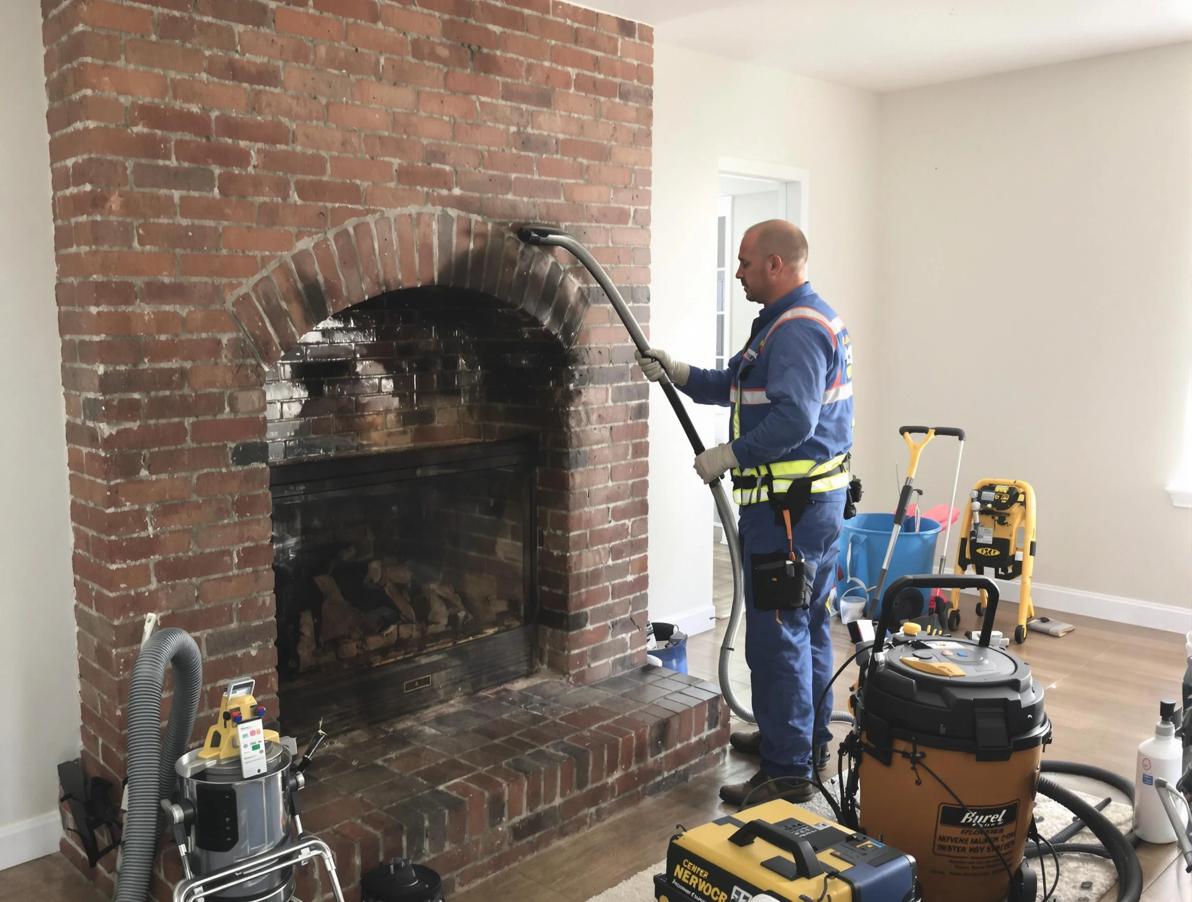 North Ogden Chimney Sweep expert performing detailed chimney sweep in North Ogden, UT