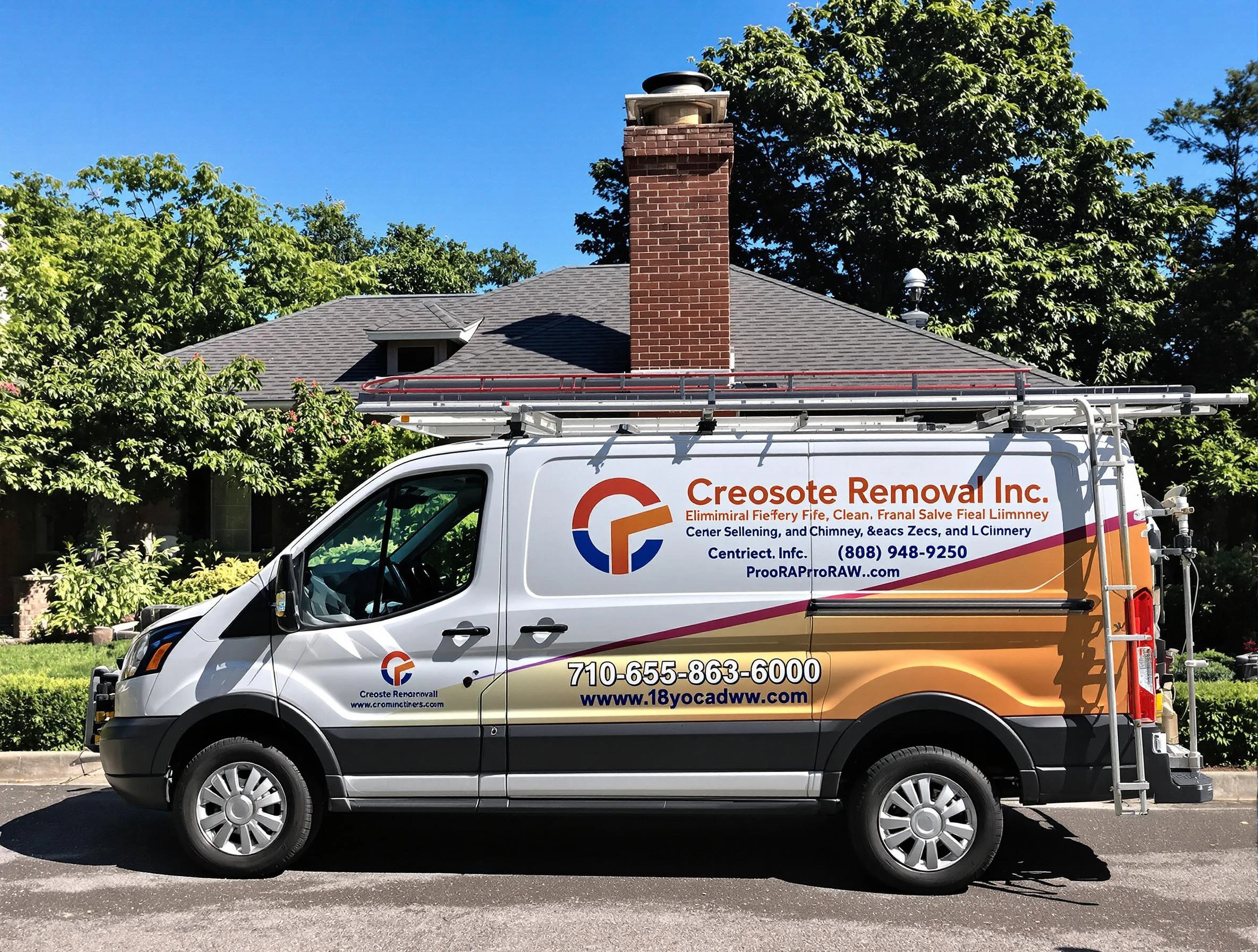 North Ogden Chimney Sweep technician removing creosote safely in North Ogden, UT